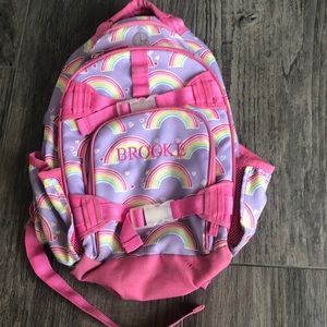 Personalized Pottery Barn rainbow school bag